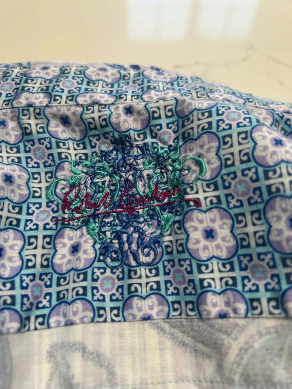 Robert Graham 3/4 Sleeve Women’s Button Down Top - Picture 9 of 14
